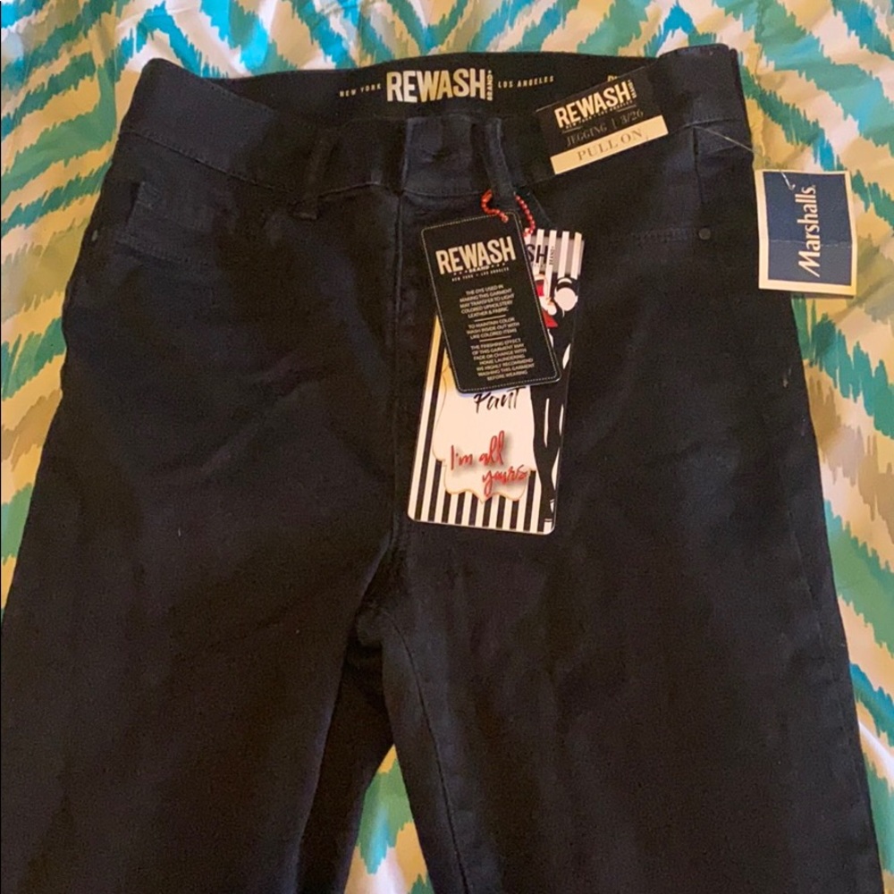 brand new black jeans